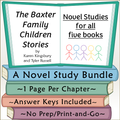 The Baxter Family Children Stories Novel Study Bundle