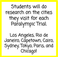 7th Grade Math Project (PBL) Earn Your Way to the Paralympics