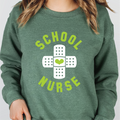 "School Nurse Cross Band-Aid" - Unisex Sweatshirt