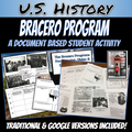 U.S. History | World War II | Bracero Program | Document Based Activities