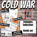 Cold War | 1950's | Foldable & Interactive Notebook Activities | Bundle