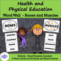 Word Wall Bundle! - Physical Education and Health Vocabulary Terms A-Z and more!