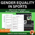 Gender Equality in Sports: "Battle of the Sexes" Billie Jean King v. Bobby Riggs