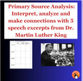 Primary Source Analysis: 5 Speech Excerpts from Dr. Martin Luther King