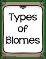 Types of Biomes Posters {Word Wall}