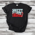 Cute Christmas shirts, Sweet but Twisted - Christmas Candy Cane shirts, Vintage Christmas Designs- Comfort Colors