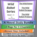 Wild Robot Novel Studies Bundle