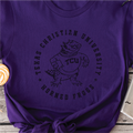 Texas Christian University - Mascot in the Circle