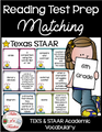 6th Grade STAAR Reading Matching Test Prep