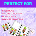 Christmas Counting Clip Cards Nutcracker Learn Numbers 0 to 10 Counting to 10