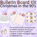 Christmas in the 90's Bulletin Board Kit Winter Bulletin Board