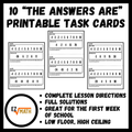 The Answers Are... Integers Part 1: BTC Non-Curricular Thinking Task