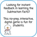 Subtraction Digital Flashcards - (0 - 20) Winter-themed