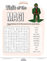 Visit of the Magi word search puzzle