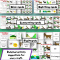The Three Billy Goats Gruff Activity Pack - mini-cards, matching cards, flashcards