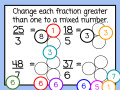 Equivalent Fractions with Number Chips - Space-themed - Digital and Printable