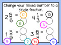 Equivalent Fractions with Number Chips - Space-themed - Digital and Printable