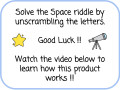 Equivalent Fractions with Number Chips - Space-themed - Digital and Printable