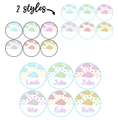 Stars Nametags, Printable Student Name Plates, Editable Name Labels, Star Tags
