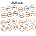 Printable Boho Neutral Student Name Labels, Classroom Labels, Name Cards