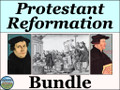 The Protestant Reformation DBQ Map PowerPoint Activities Test Bundle