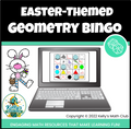 Geometry Bingo - Digital and Printable - Easter-Themed