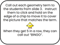 Geometry Bingo - Digital and Printable - Easter-Themed