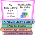 The Babysitters Club Novel Study Bundle