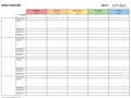 Weekly Lesson Planner Print or Printable Version 3 layouts 4 Preps 2025-2026