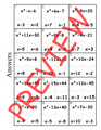 Factoring Trinomials a=1 (Puzzles)