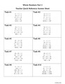 The Answers Are... Whole Numbers Part 3: A BTC Non-Curricular Thinking Task