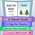 Frozen Novel Study (Just Us Kids Series)