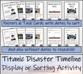 Titanic Disaster Timeline Display Research and Sorting Activity
