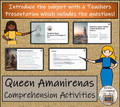 Queen Amanirenas Close Reading Comprehension Activities | 5th & 6th Grade