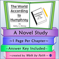 The World According to Humphrey Novel Study