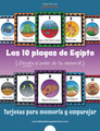 Las 10 plagas de Egipto: Tarjetas para memoria y emparejar