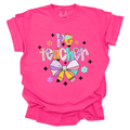 Pastel PE Teacher Pencil Bow Comfort Colors
