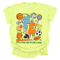 PE - It's a Good Day To Run & Play Comfort Colors T-Shirt