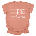 PE Teacher Script Comfort Colors T-Shirt PE Teacher Script Comfort Colors T-Shirt