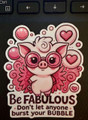 Be Fabulous Pig Waterproof Vinyl Sticker  