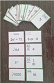 Pirate-Themed Exponents and Roots Card Matching Game - 8th Grade