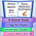 Prince Martin and the Dragons Novel Study
