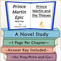 Prince Martin and the Thieves Novel Study