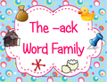 The -ack Word Family