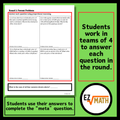 Percent Problems Group Review Activity | Grade 7 Math
