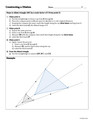 Geometry Construction Basics Practice - Dilations