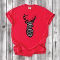 Cute Santa's Reindeer Shirt - Comfort Colors