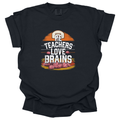 PE Teachers Love Brains Halloween Comfort Colors T-Shirt