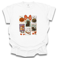 Vintage Black Cat Halloween Comfort Colors T-Shirt