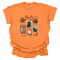 Vintage Black Cat Halloween Comfort Colors T-Shirt